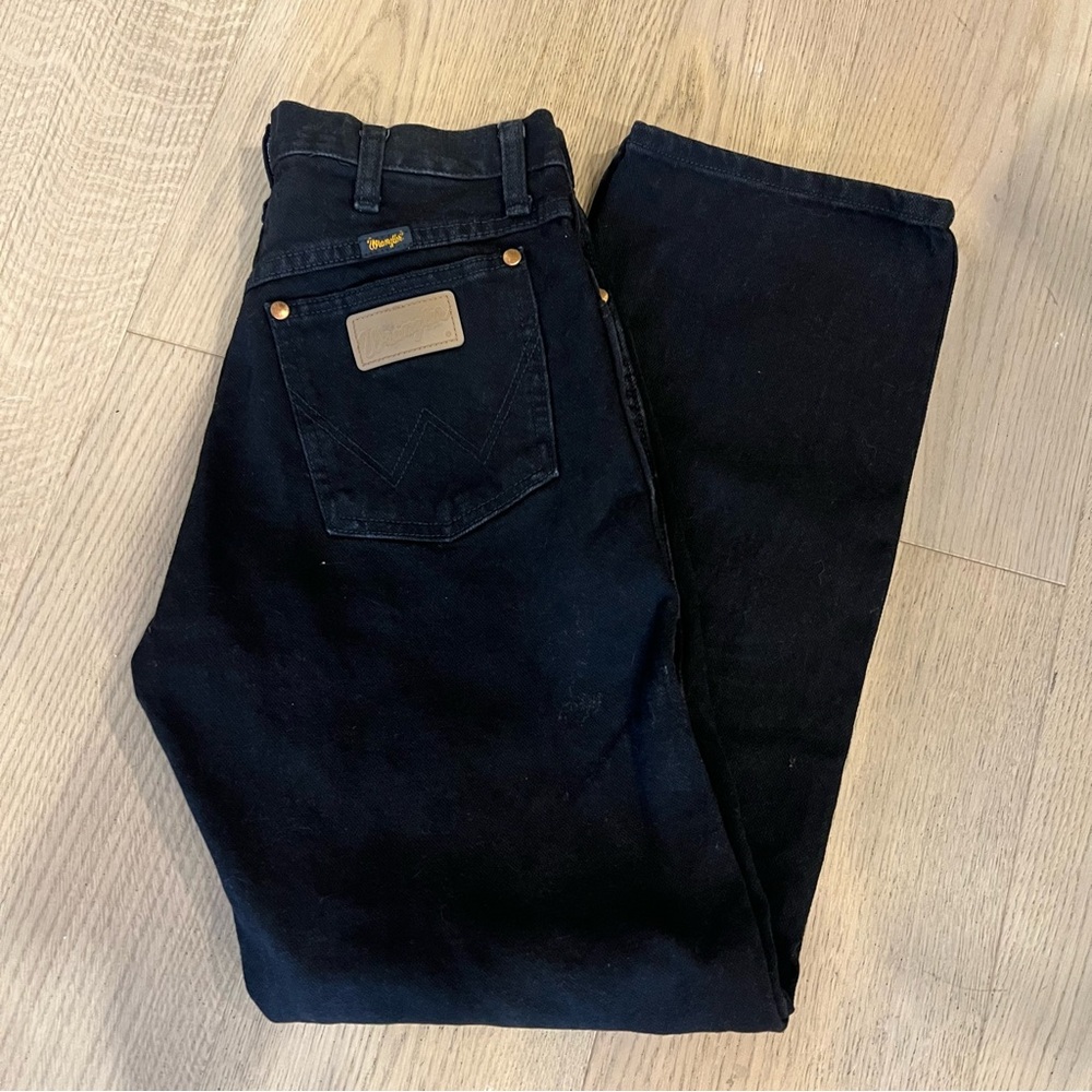 Wrangler Men's Straight Jeans - Black